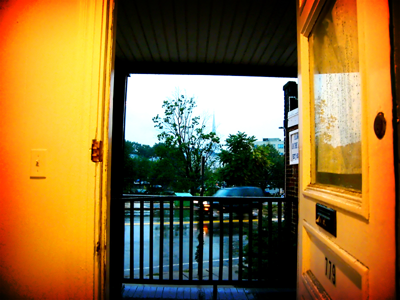 lookin out my front door