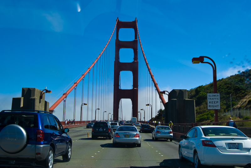 approaching the bridge