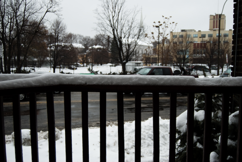 couple inches of snow