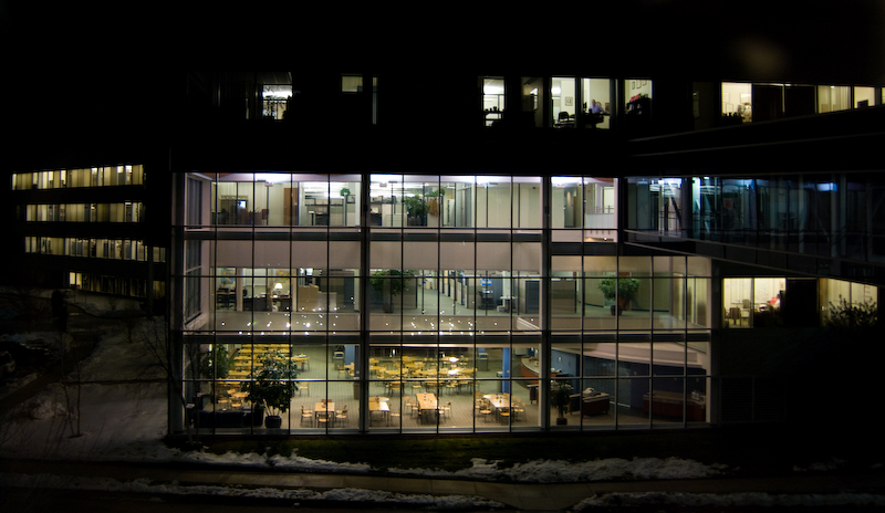 night time at the office