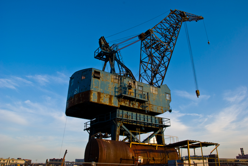 these cranes are really huge