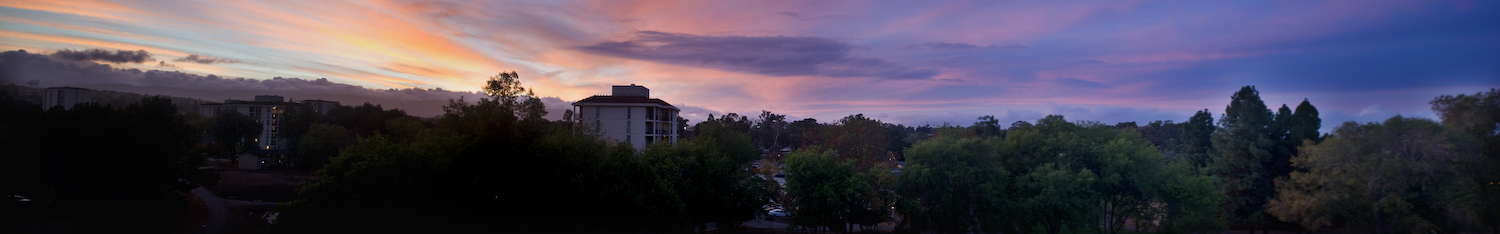escondido village sunset