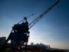abandoned crane